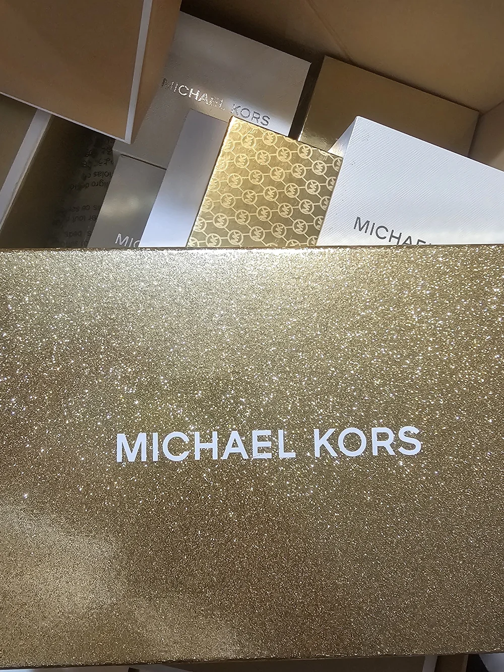 Michael Kors Gold-Tone Gift Box Set - Gold